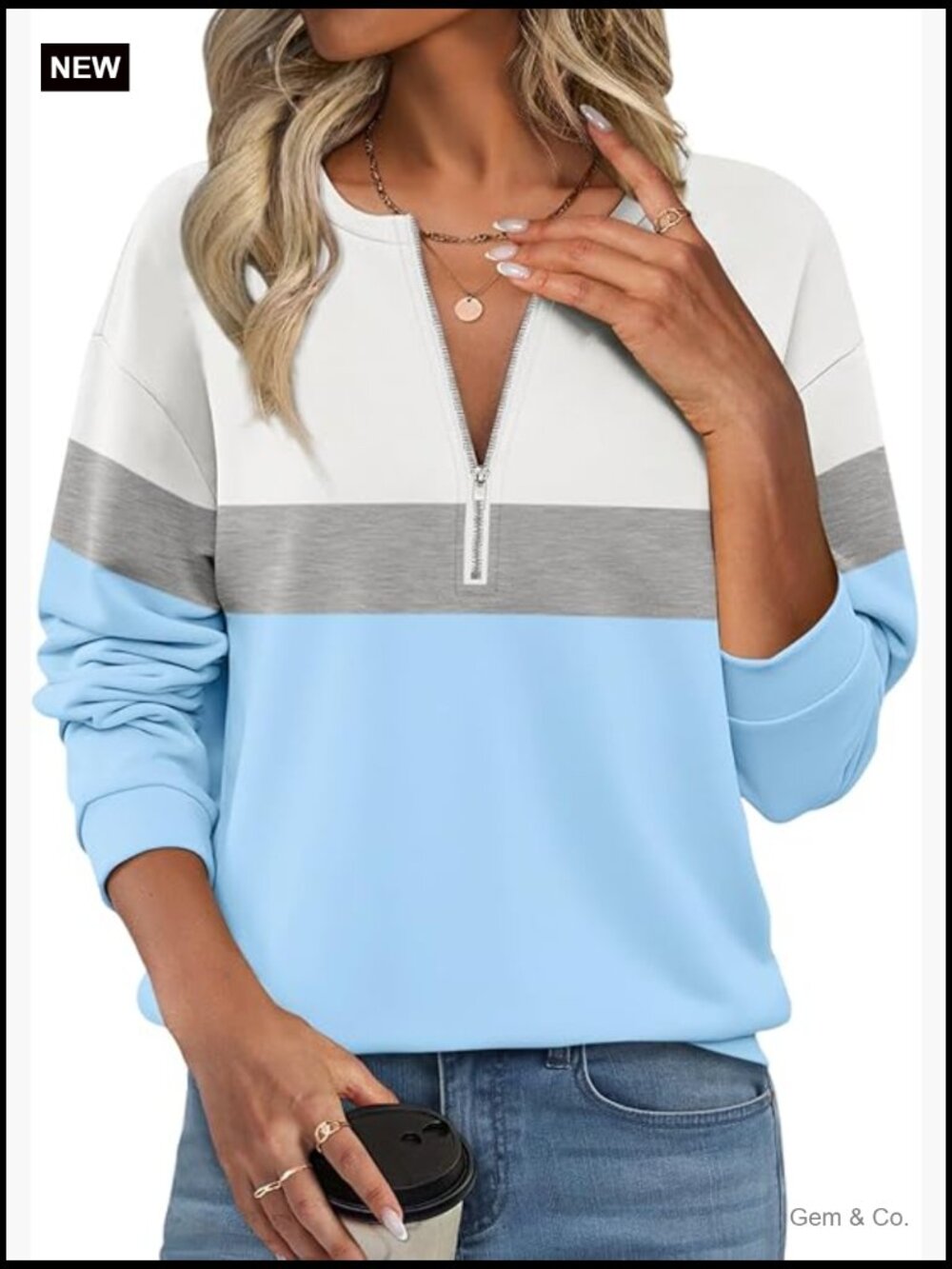 Half Zip Fleece Pullover Sweatshirt Color Block Quarter Zip Hoodie